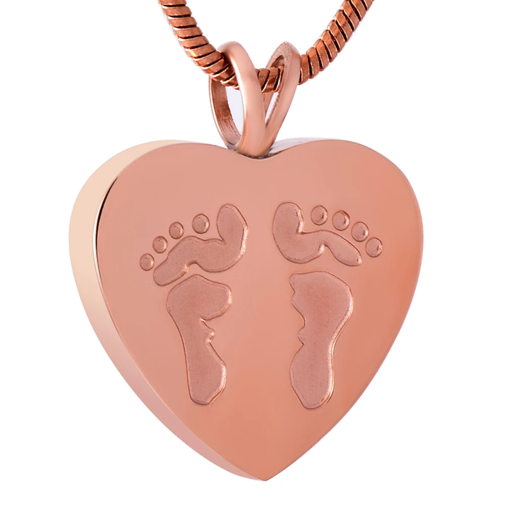 LK8006  Heart-Shaped Stainless Steel Urns With Pendants and Polished Footprints Wholesale and Retail (4 Colors)