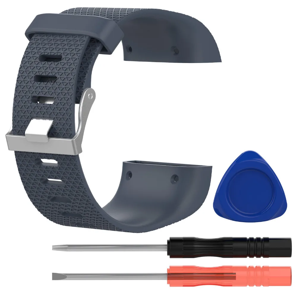 Replacement Silicone Watchband Wrist Band Watch Strap Fitbit Surge Smart Watch Accessories