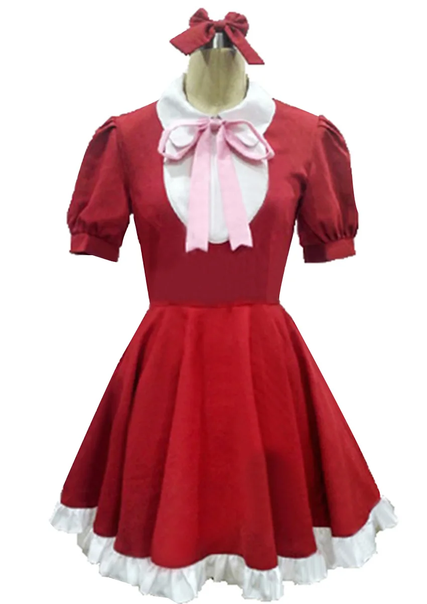 HOLRAN Women Alice Costume Princess Lolita Maid Red Party Halloween costume Dress Custom