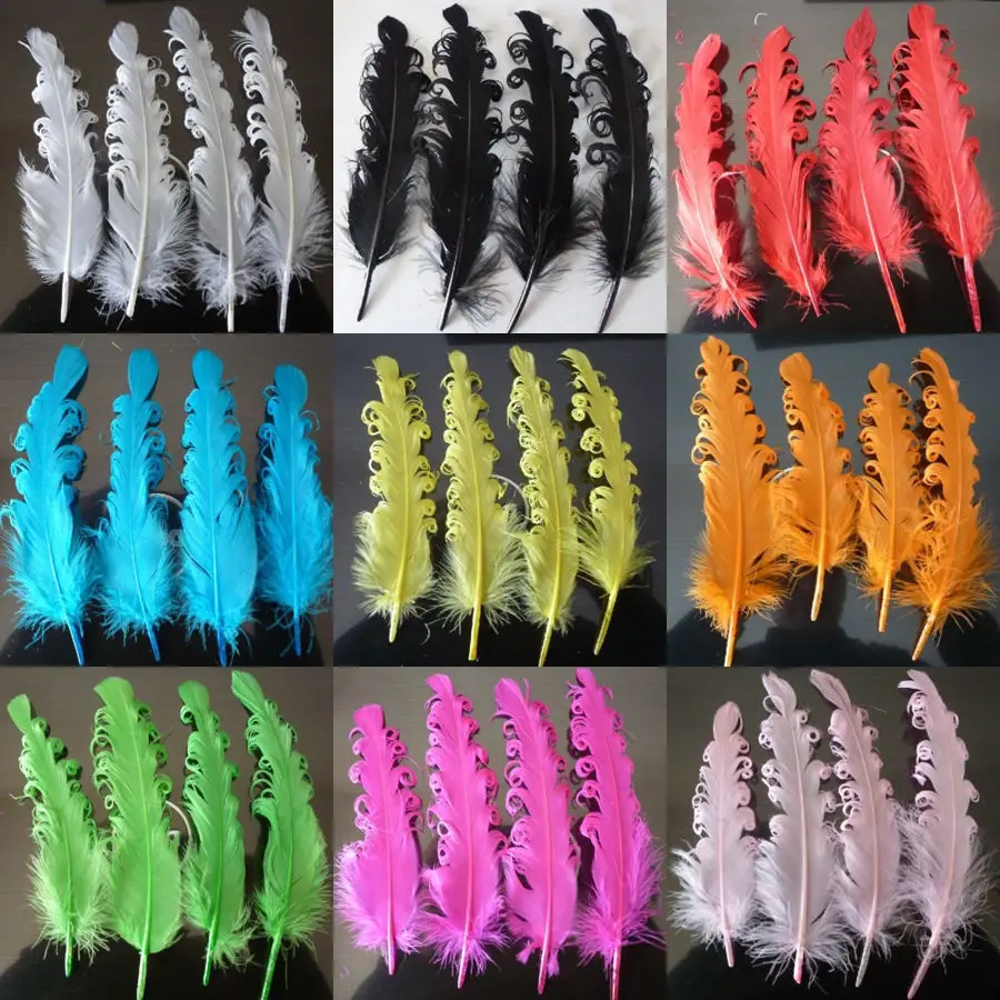 Wholesale pretty 10 pcs Natural 15-20cm/6-8inches ducks and geese feathers