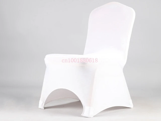 Free Shipping Universal Polyester Spandex Wedding Chair Covers for Weddings Banquet Folding Hotel Decoration White 50pcs/lot