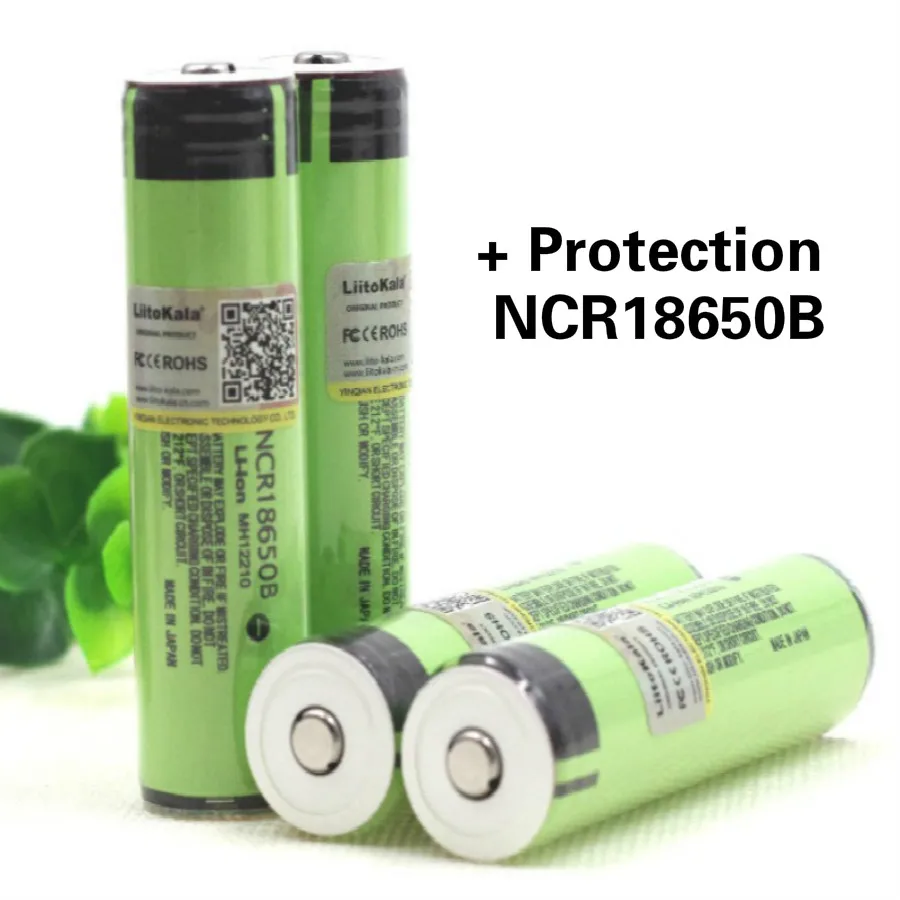 Liitokala nowy oryginalny NCR18650B 3.7 V 3400 mAh + ochrona 18650 akumulator litowy wielokrotnego ładowania z PCB bateria do telefonów komórkowych