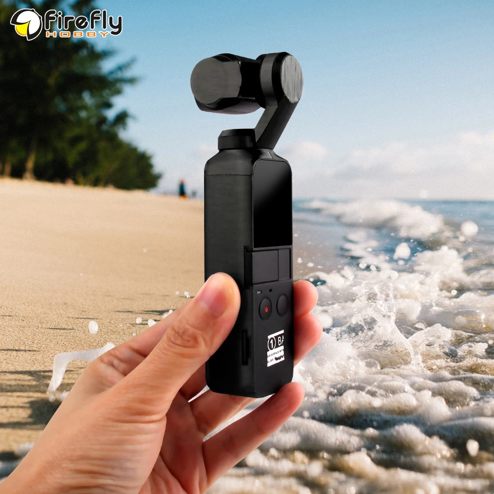 Sunnylife ป้องกันฟิล์มสีโลหะสติกเกอร์ Decals PURE สีผิวสำหรับ DJI OSMO กระเป๋ามือถือกล้อง Gimbal Black Wrap