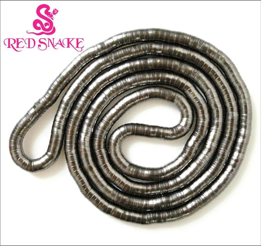 

RED SNAKE SN7601N 6mm Black color Wholesale Stainless Steel Bendy Snake Necklace Manufactory Price SN7601N