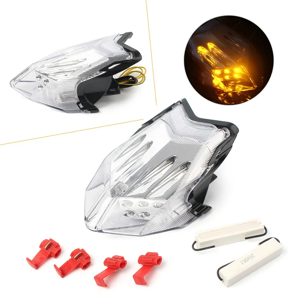 

E-Mark Motorcycle Tail Brake Turn Signal LED Light Integrated w/ Signal Lights For MV AGUSTA F3 675 800 Brutale 675