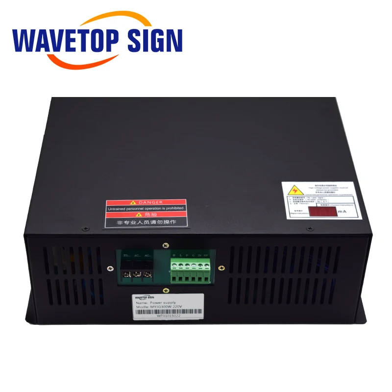 Alimentatore Laser Co2 WaveTopSign 300W abbinato al tubo Laser 300W per macchina per incisione e taglio Laser CO2