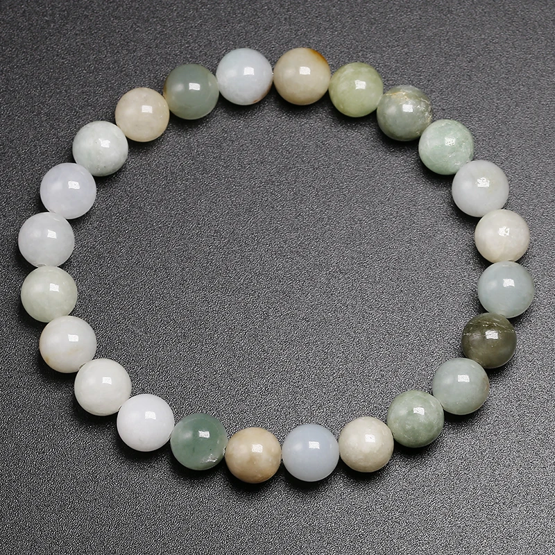 Natural Genuine AAA Myanmar Emerald Bracelets Luck Amulet Jade Bracelet Bangles For Men and Women Gemstone Gift Jewelry