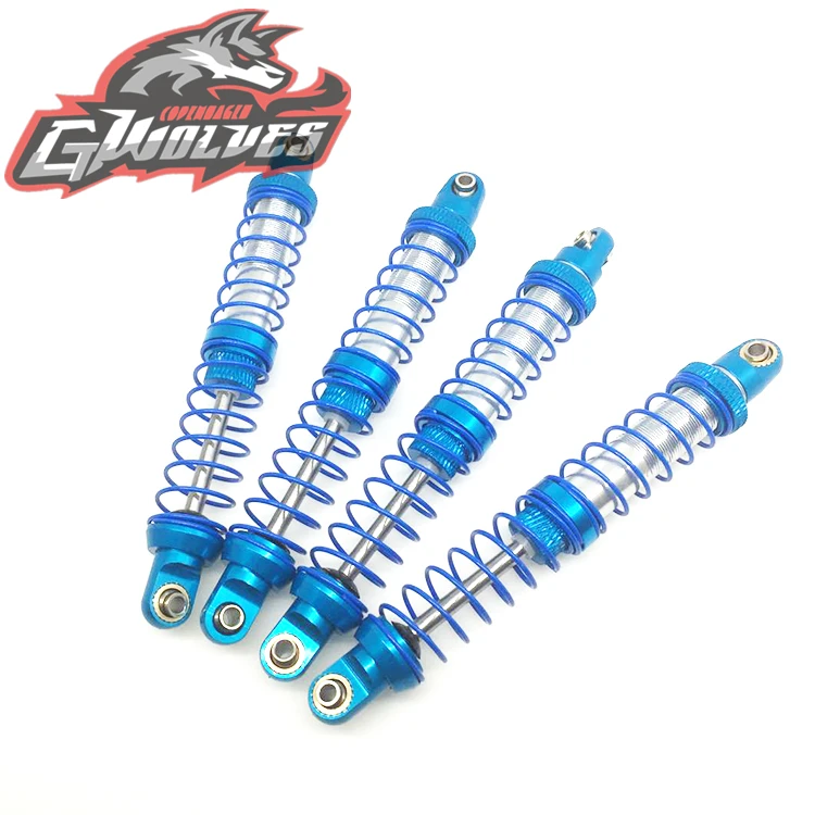 GWOLVES 90mm 100m Double Spring segment Adjustable Metal Shock Absorber for 1/10 RC Rock Crawler Axial SCX10 RC4WD D90 TRX-4