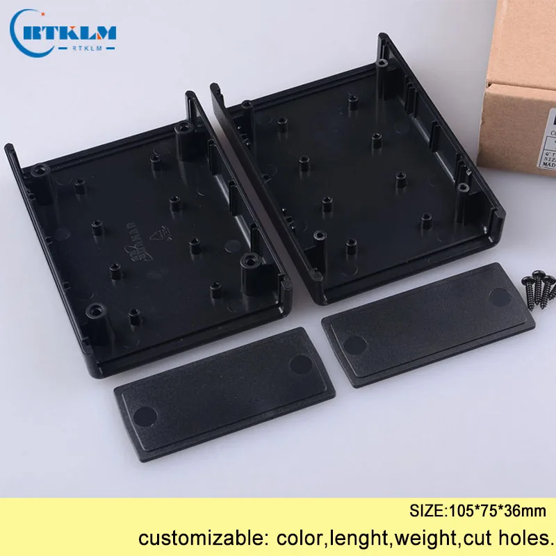 DIY electronic project box custom junction box electrical distribution box Plastic enclosure ABS Instrument case 105*75*36mm