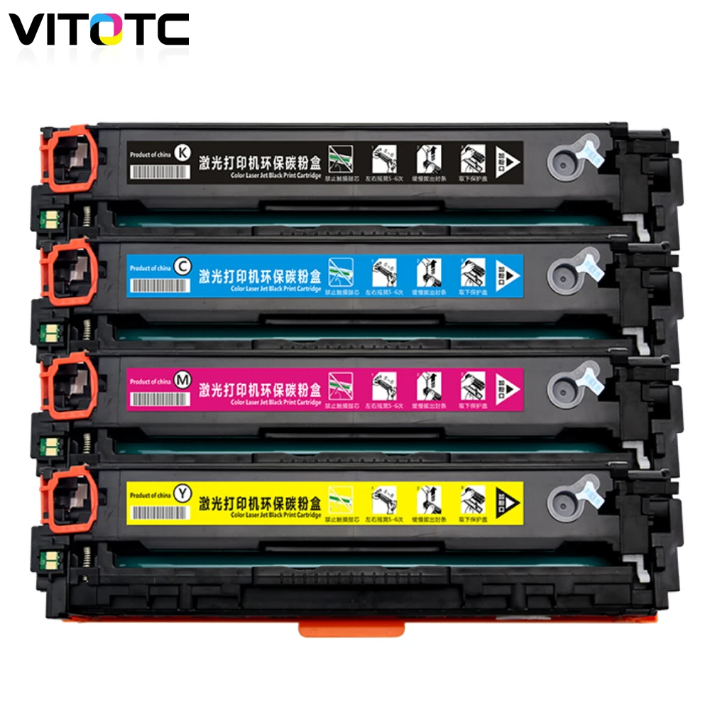 128A Compatible Toner Cartridge CE320A CE321A CE322A CE323A for HP laserjet pro CM1415 cm1415fn 1415fnw cp1525 cp1525nw cp1528n