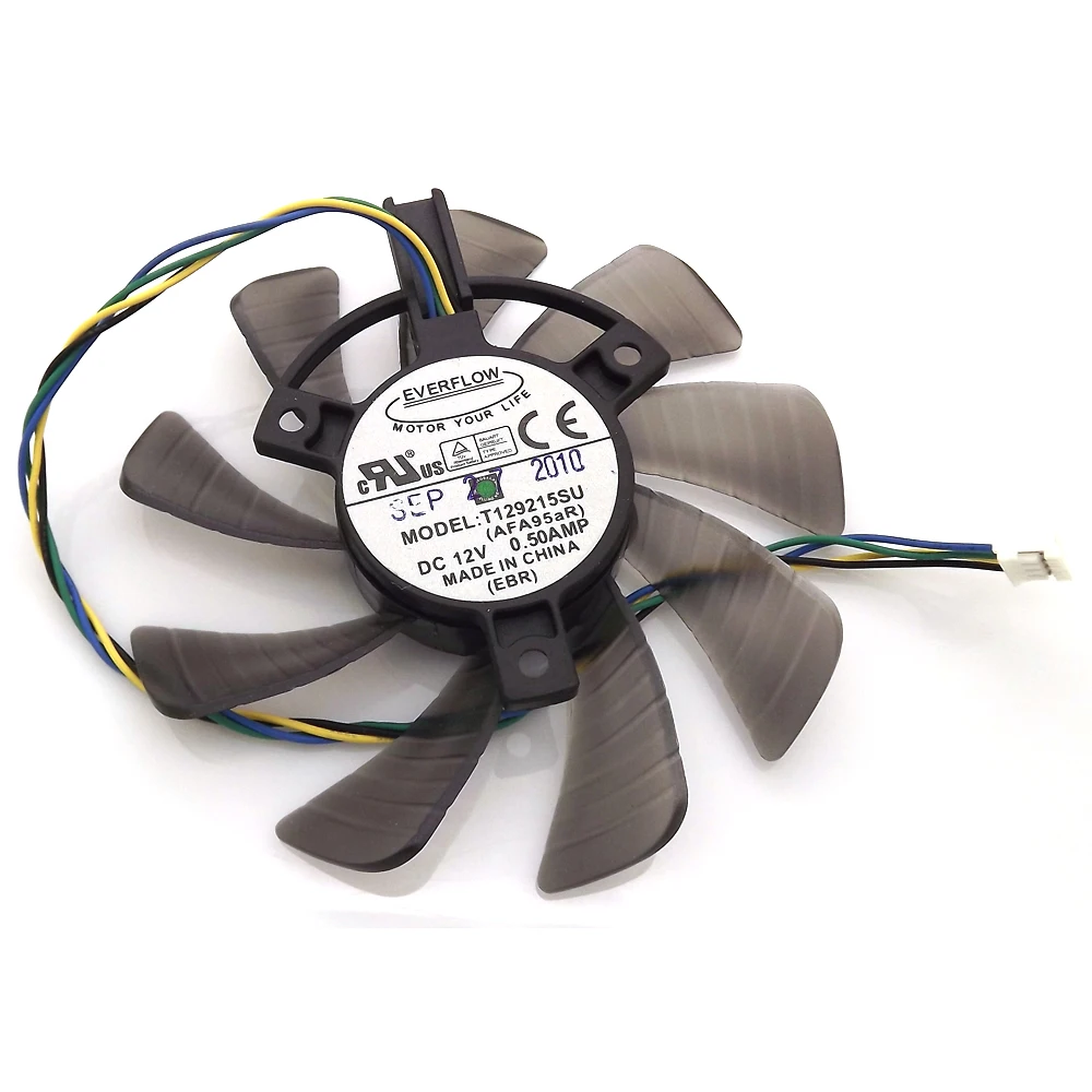 T129215SU 12V 0.50A 85mm For ASUS HD6790 6870 GTX460 Graphics Card Cooling Fan 4Pin 4Wire