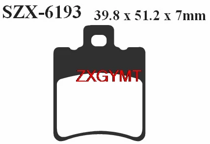 Sintered Brake Pad Set for MBK 50 Booster Naked 2004 - 2016 Front 16 04 15 14 13 12 11 10 09 08 07 06 05