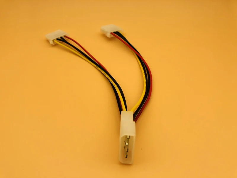 4 P 4Pin Molex Stecker auf 2 4pin Molex IDE Weibliche Netzteil Splitter Adapter Kabel Computer Power Kabel für BTC ETH Miner Bergbau
