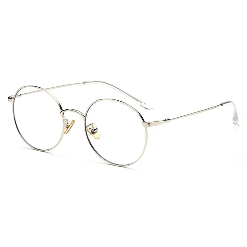 Alloy Eyeglasses Frame for Men and Women Optical Spectacles Oval Prescription Eyewear Glasses Frame High Quality