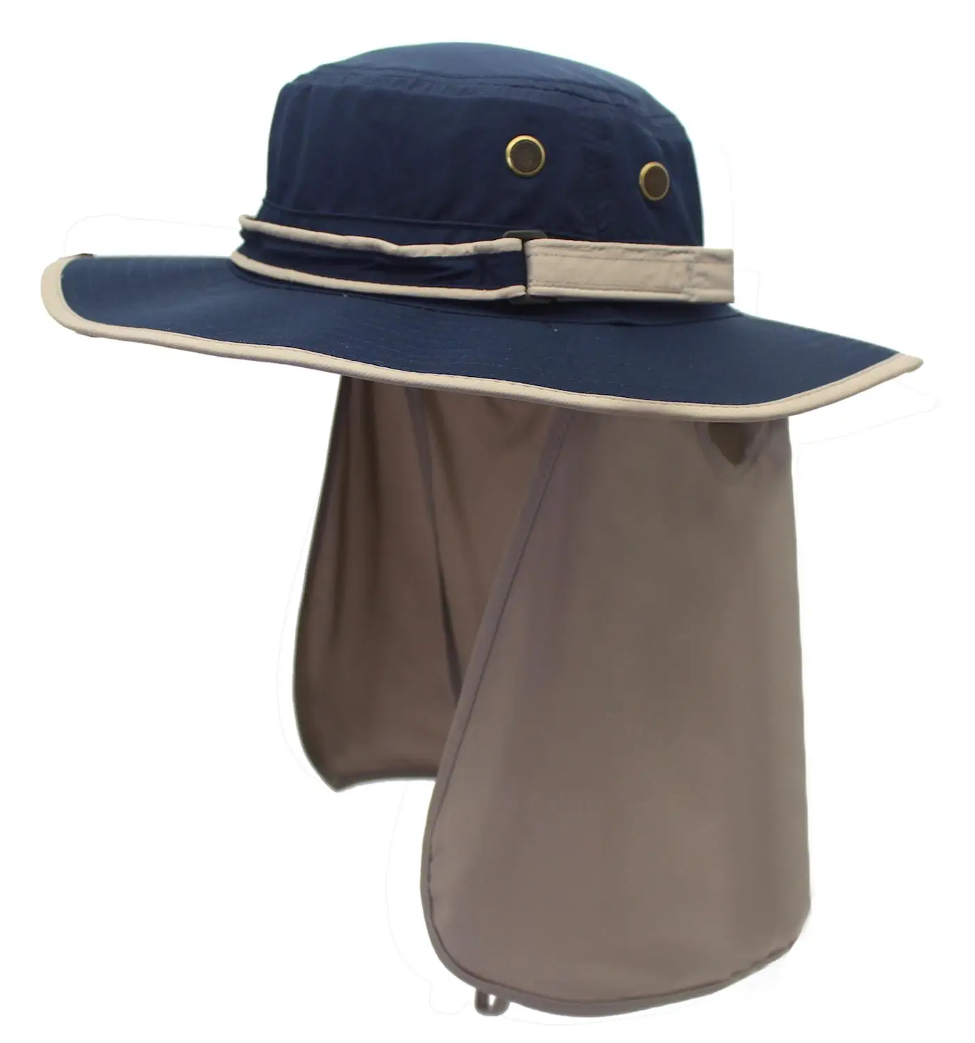 Connectyle Men\'s Women Summer Sun Hat Quick Drying Wide Brim UV Sun Protection Outdoor with Flap Neck Cover Fishing Cap