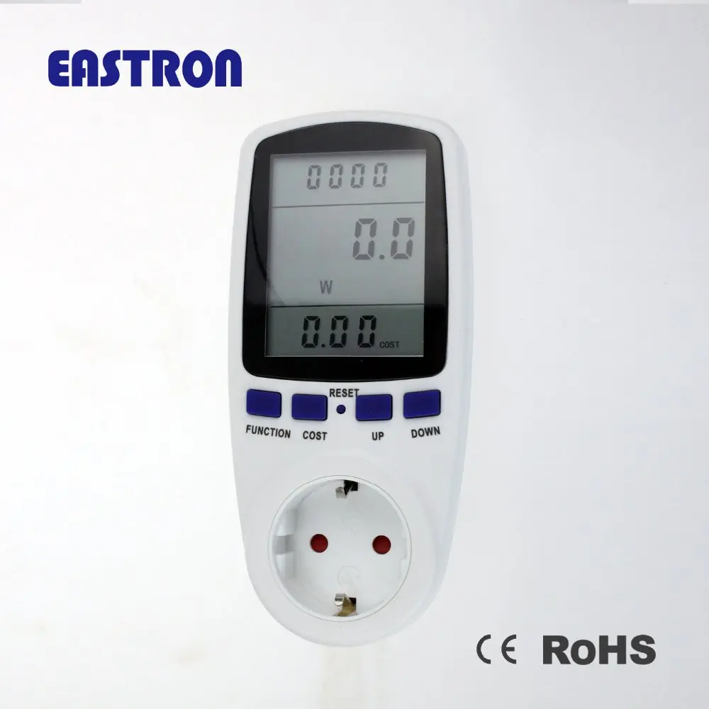 EU Digital Volt Voltage Wattmeter Power Analyzer Electronic Power Energy Meter Automatic Kwh Power Switch