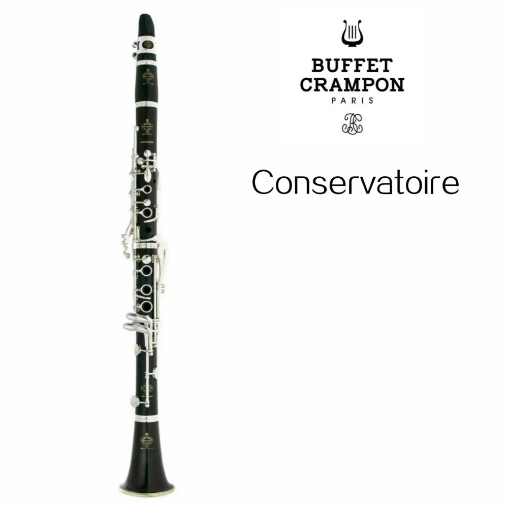 New Buffet Crampon Conservatoire C12 High Quality 17 Keys Bb Clarinet Brand Musical Instruments Black Tube Clarinet With Case