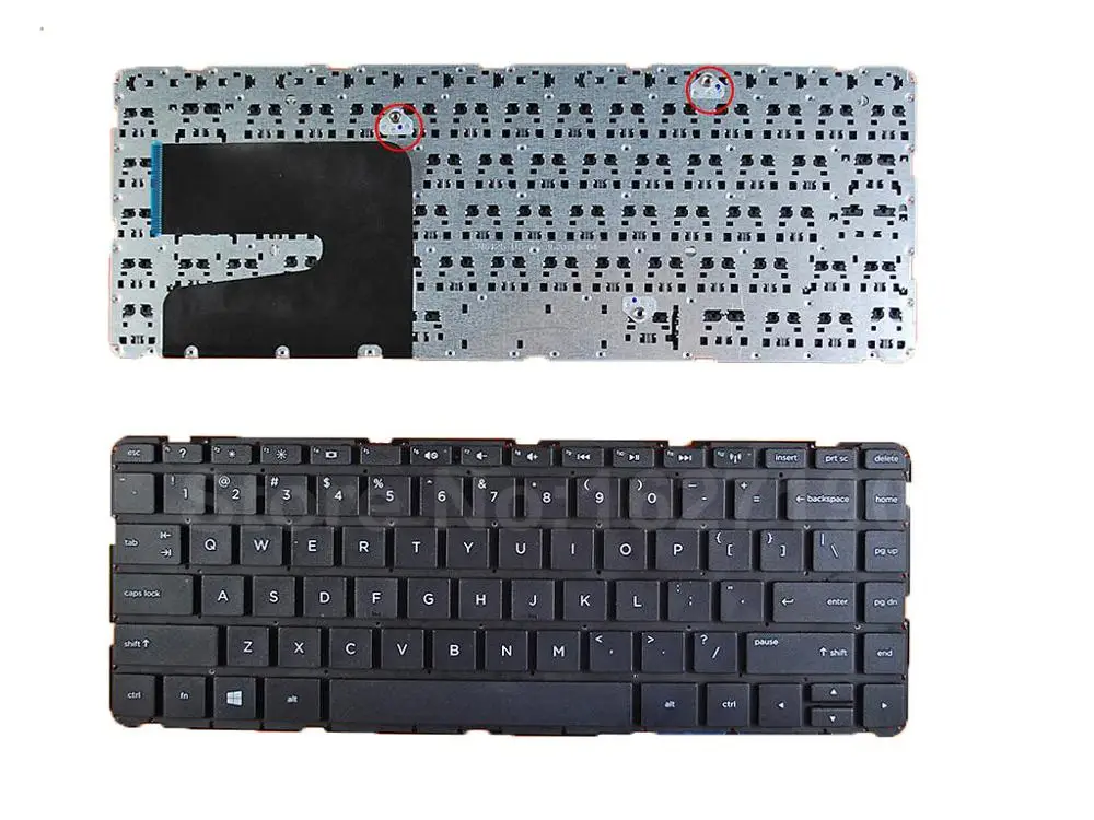 

US Keyboard For HP Pavilion 14-E BLACK Without FRAME Without Foil With 3 screws For Win8 PN:AER62U00410 9Z.N9GSQ.001