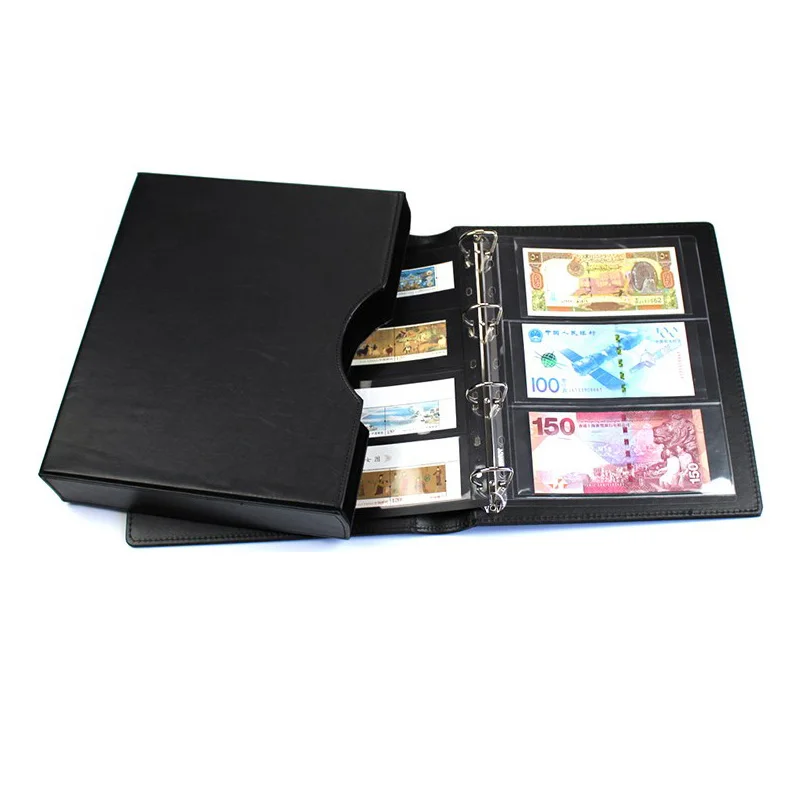 LOT x 10pcs PCCB Stamps Lines Grid Transparent  Black 2 Side Stamp Album PVC Loose-leaf Inners of Collection Not including Ablum