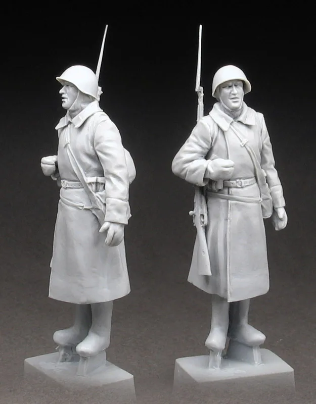 1/35 figuras de resina modelo kits vermelho exército rifleman sem montagem sem pintura