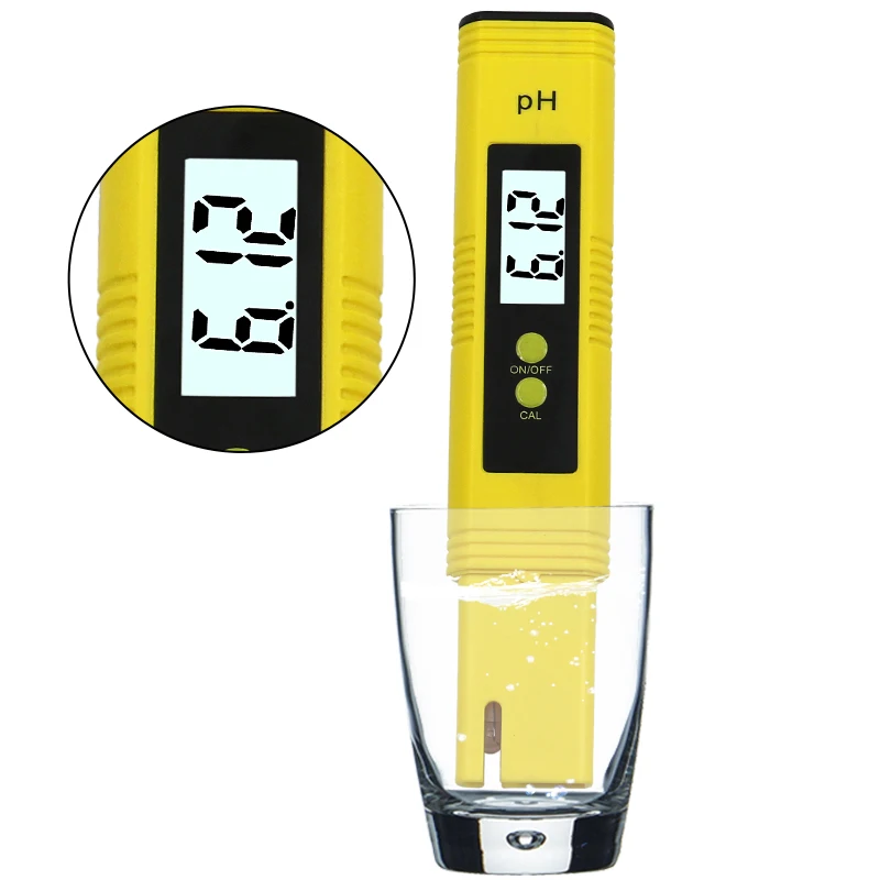 Digital LCD PH Meter Pen of Tester Accuracy 0.1 Aquarium Pool Water Wine Urine Automatic Calibration