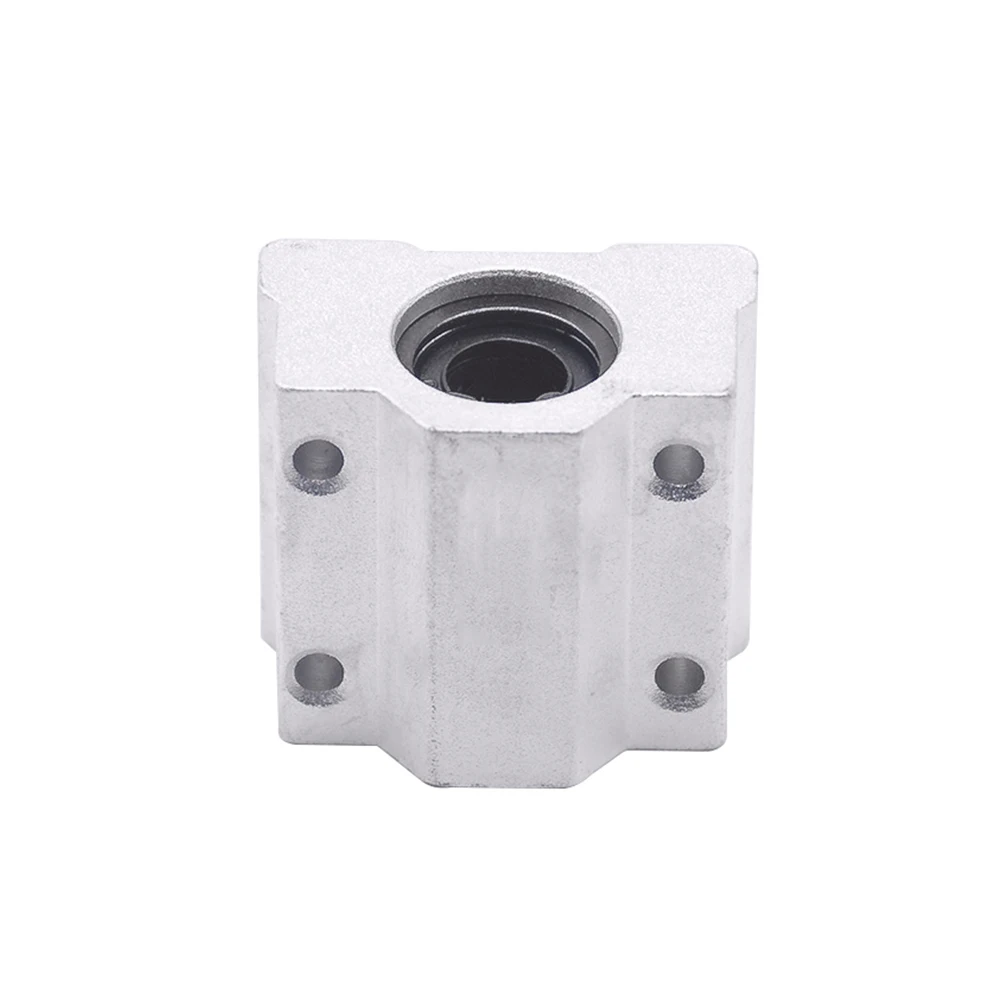 2pcs/lot SC16UU SCS16UU 16mm Linear Ball Bearing Block CNC Router with LM16UU Bush Pillow Block Linear Shaft CNC 3D printer part