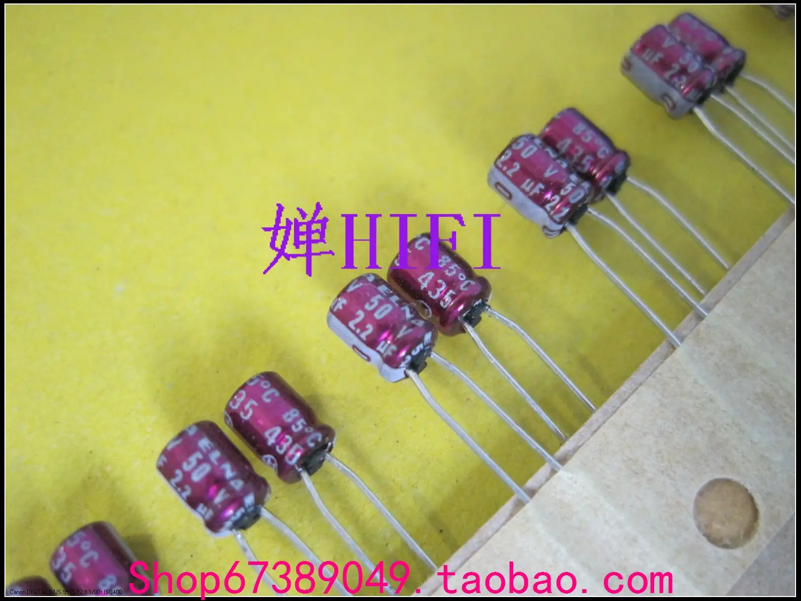 

2020 hot sale 20PCS/50PCS Imported ELNA original purple violet electrolytic capacitor 50v2.2uf 4x5 free shipping