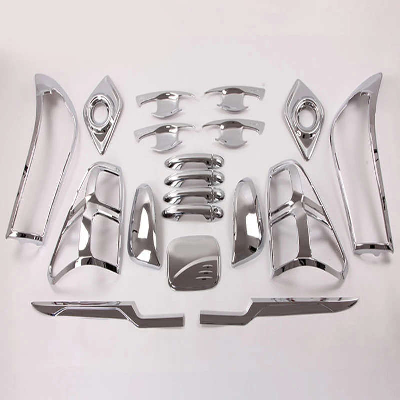 2016-2017 For Toyota Hilux Chrome Kit Accessories Chrome Kit For Toyota Hilux Revo Basic Versions Car Hilux decorative