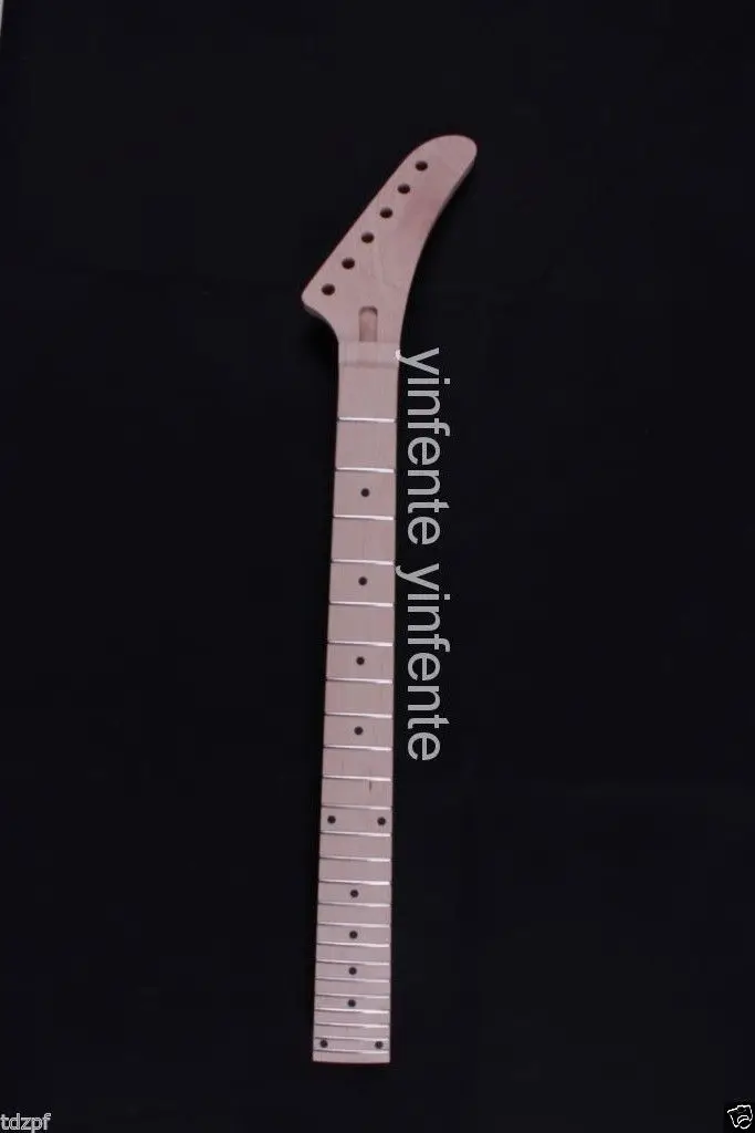 

Electric Guitar neck Banana Head Maple wood 24 Fret 25.5" New #09