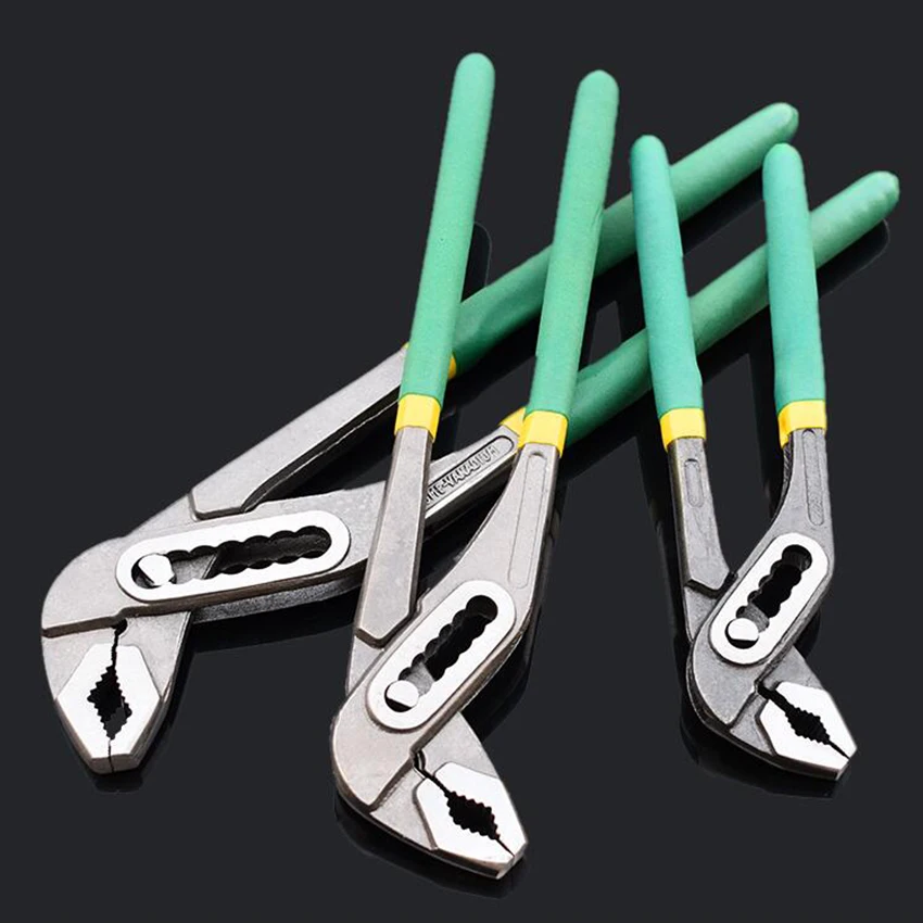 Water Pump Pliers 8''/10''/12'' Quick-release Adjustable Wrench Combination Multi-Grips Pipe Plumber Hand Tools