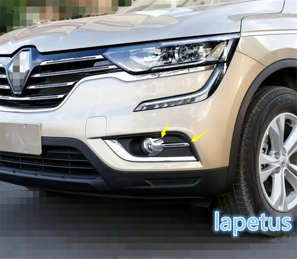 

Lapetus Front Fog Lights Lamp Molding Decoration Frame Cover Trim 2 Pcs / Set Exterior Fit For Renault Koleos 2017 2018 2019 ABS