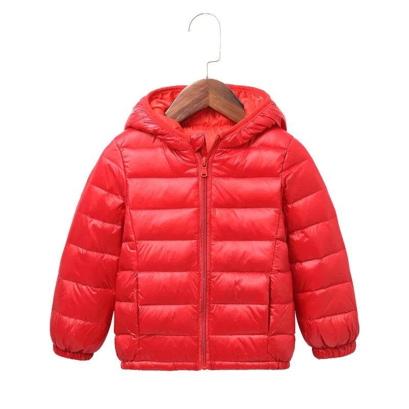 Winter New Children\'s Down Jacket Thin Children\'s Down Jacket Boys Girls Coat