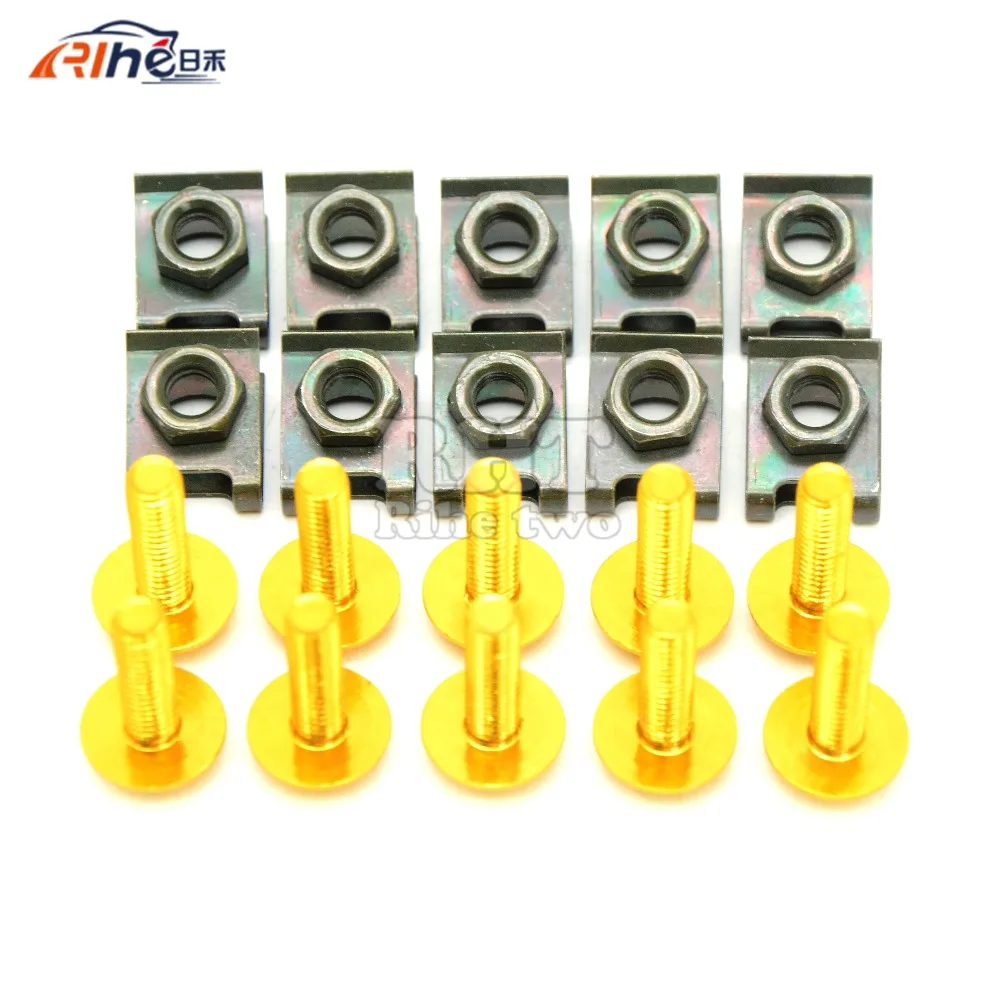 

6mm motorcycle fairing screw kit set screws for yamaha xt 660 yz450f z1000 z300 z800 z750 yamaha tmax500 YZ250 XT250