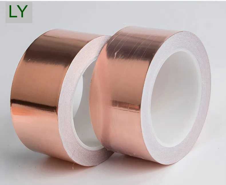 

1 Rolls Width 60mm x 20m,Copper foil tape with conductive adhesive Single-guided copper tape,Shielding tape,Heat-resistant