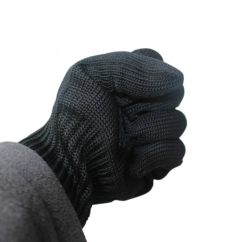 Outdoor steel wire anti-cutting gloves labor protection knife cutting   mountaineering protective sleeve finger condom