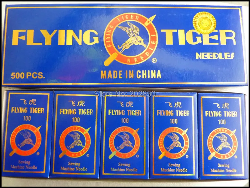 Household Sewing Machine Needles,HAx1,15x1,90/14,Flying Tiger Brand,100Pcs Needles/Lot,For Singer,Brother,Janome,Feiyue...