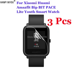 3 Pcs/Lot For Xiaomi Huami Amazfit Bip BIT PACE Lite Youth Smart Band  Soft TPU Film Explosion-proof Screen Protector