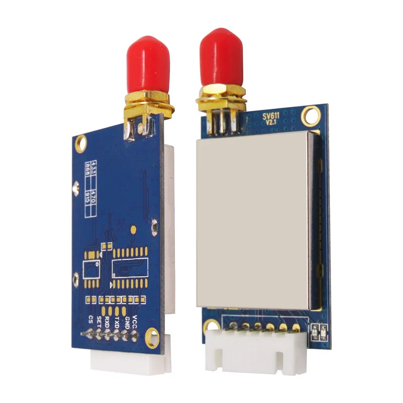 

2PCS/Lot RF Module SV611 Wireless Transmitter and Receiver 433MHz TTL Interface