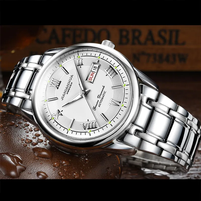 Carnival Switzerland mechanical watch men sapphire steel waterproof mens watches top brand luxury erkek kol saati reloj clocks