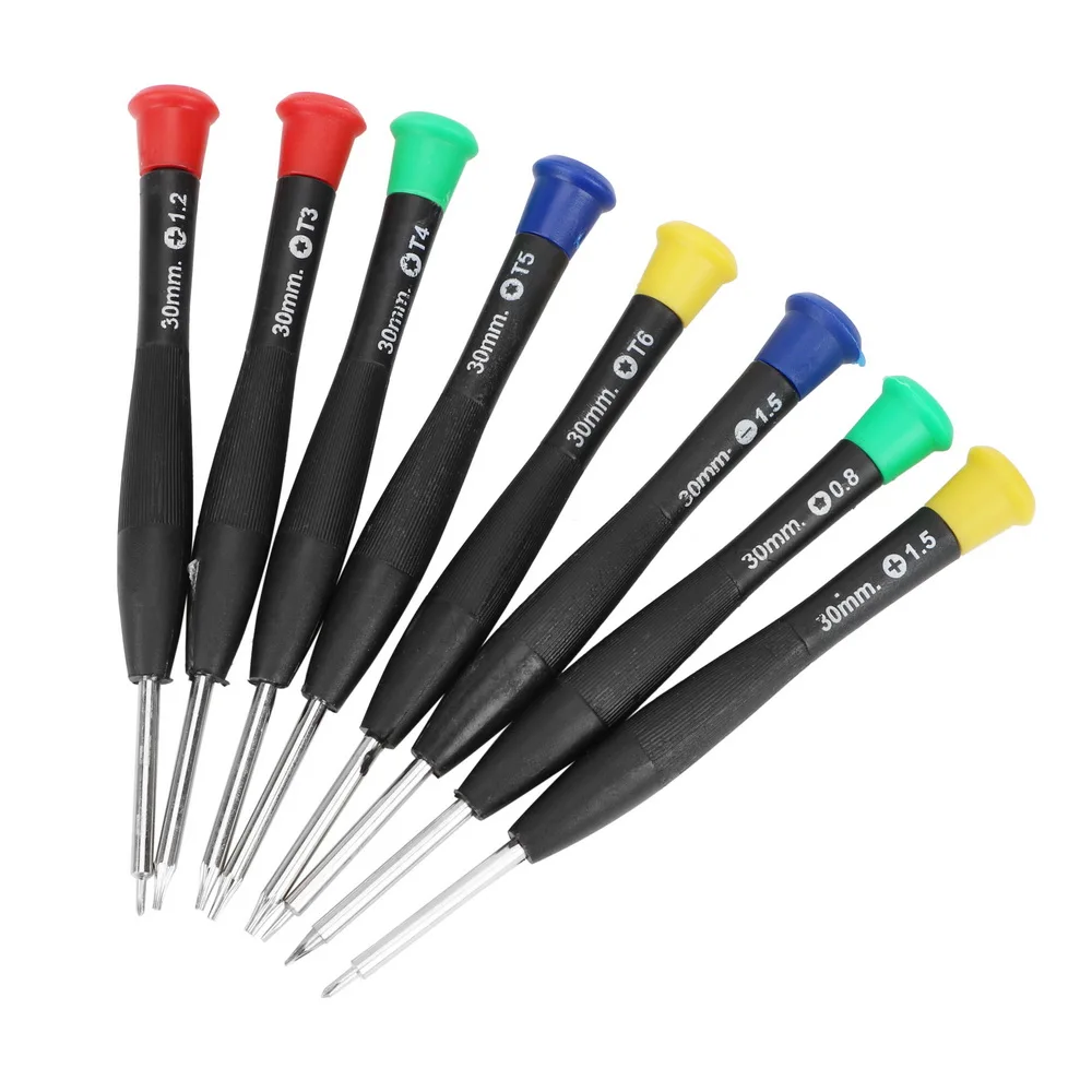 NICEYARD 8Pcs/Set Magnetic Screwdriver Set Maintenance Tools Precision Screw Driver Phone Repair Tool For Clock Watch Repair