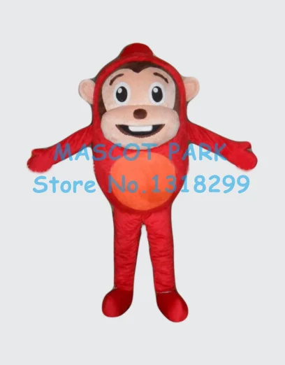 monkey mascot costume adult size wholesale cartoon red monkey theme anime cosplay costumes carnival fancy dress kits