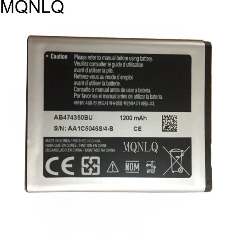 AB474350BC AB474350BU Battery For Samsung B5722 Duos BT-B7732 SGH-G810 SGH-G810C SGH-G818E SGH-i550 Battery