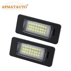 2 White LED Number License Plate Light Bulb  For Audi  A1 8X   A3 8V  A4 S4 B8  A5 S5 8T  A6 C7 4G  A7 4G  Q3 / Q5  TT 8J