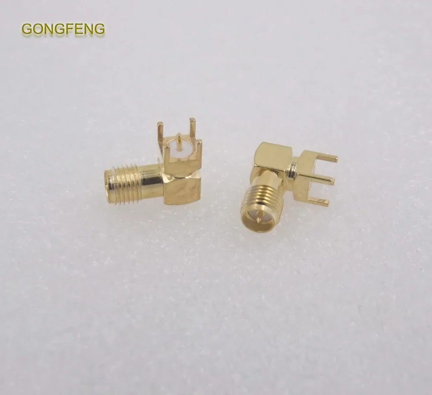 

Special Wholesale New SMA-KWE Male Head bending External Screw Nail SMA RF Antenna base 90 RF Connector 100pcs/lots TO Russia