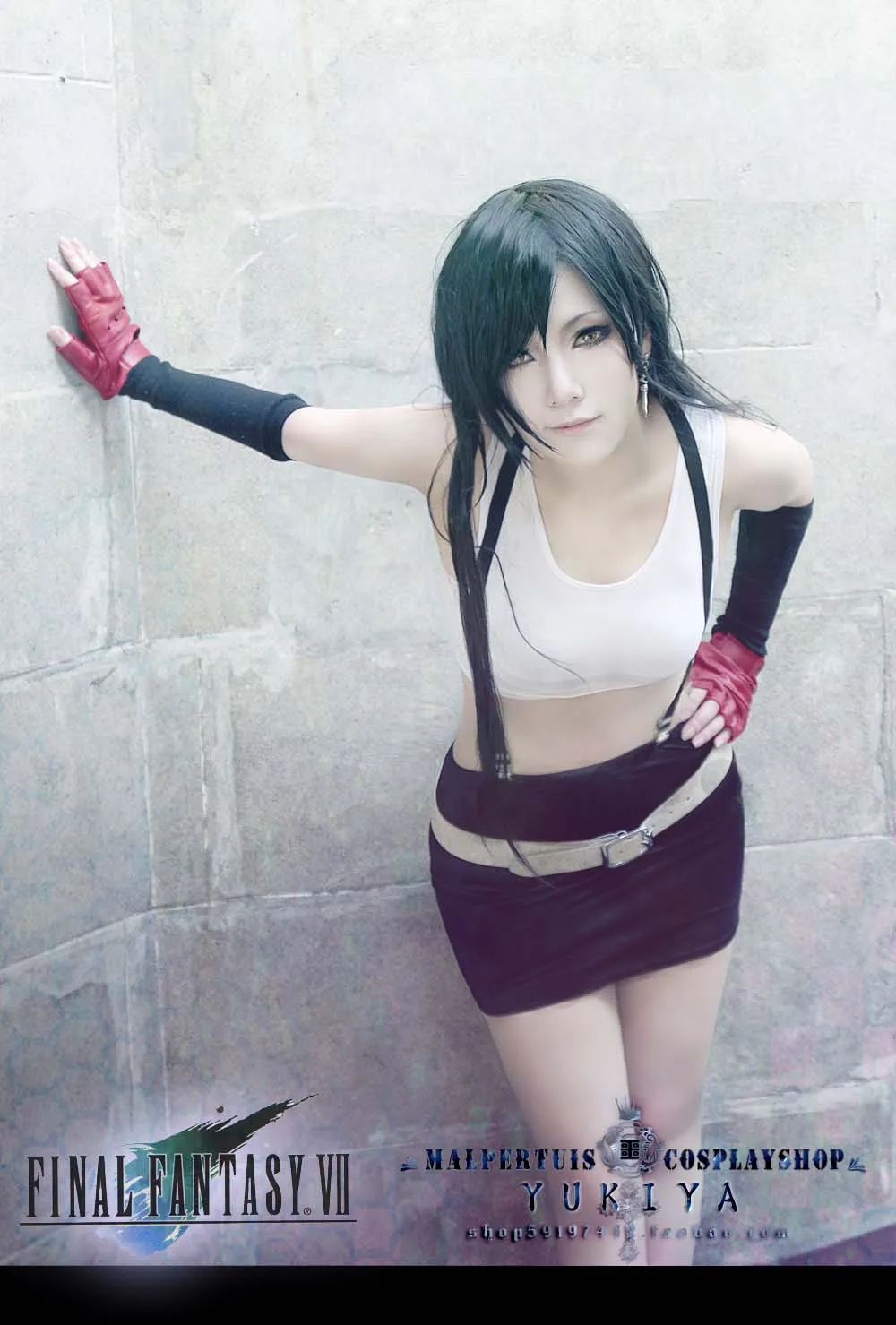 Athemis Final Fantasy VII Tifa Lockhart Cosplay Costume sur mesure femmes robe Halloween cosplay 11