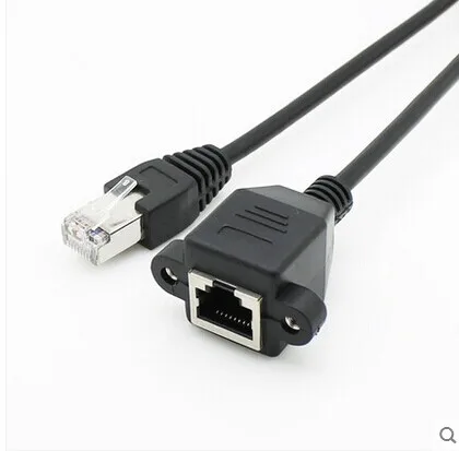 Сетевой удлинитель с винтовым замком, 60 см, RJ45, 0,3/1,5/3,0 м