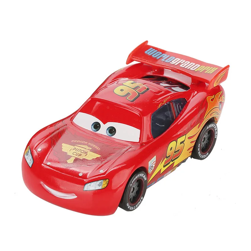 Disney Pixar Cars 3 2 Metal Diecast Car Toy Lightning McQueen Queen of England Fritter Miss For Kids Boy Birthday Toy Car Gifts