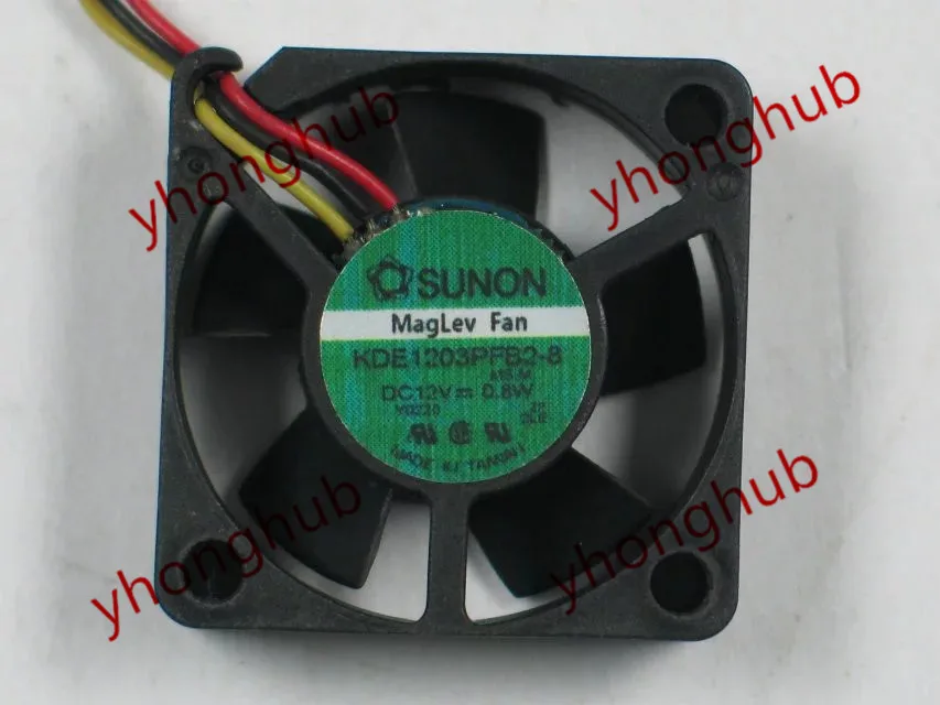 SUNON KDE1203PFB2-8 MS.M DC 12V 0.8W 30x30x10mm Server Cooling Fan