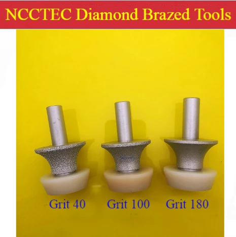 Diamond Counter Basin Brazing brazed cutter head Dry trimming wheel edger Deburring tool Quartz marble profile No scratches