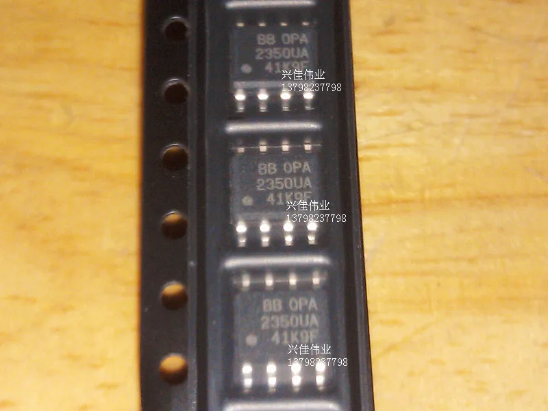 10PCS New OPA2350UA SOP-8 dual op amp CMOS rail- to-rail input / output